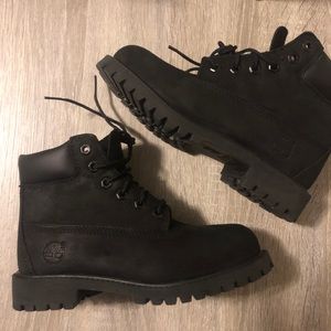 Black Premium Nubuck Timberland Boots